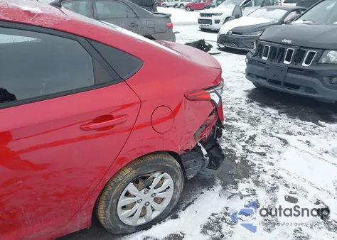2020 Hyundai Accent Se from USA, damaged, VIN 3KPC24A6XLE109871